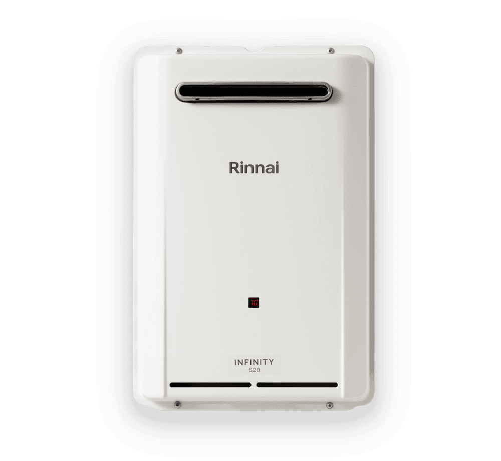 Rinnai Gas Continuous Flow Hot Water S20 Solar Booster (front)
