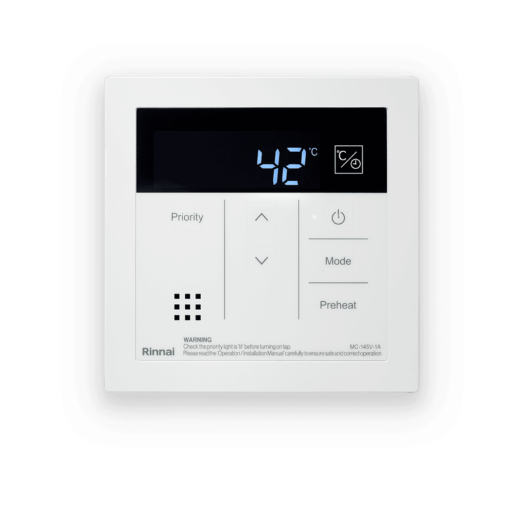 Rinnai Deluxe Kitchen Hot Water Controller (white)