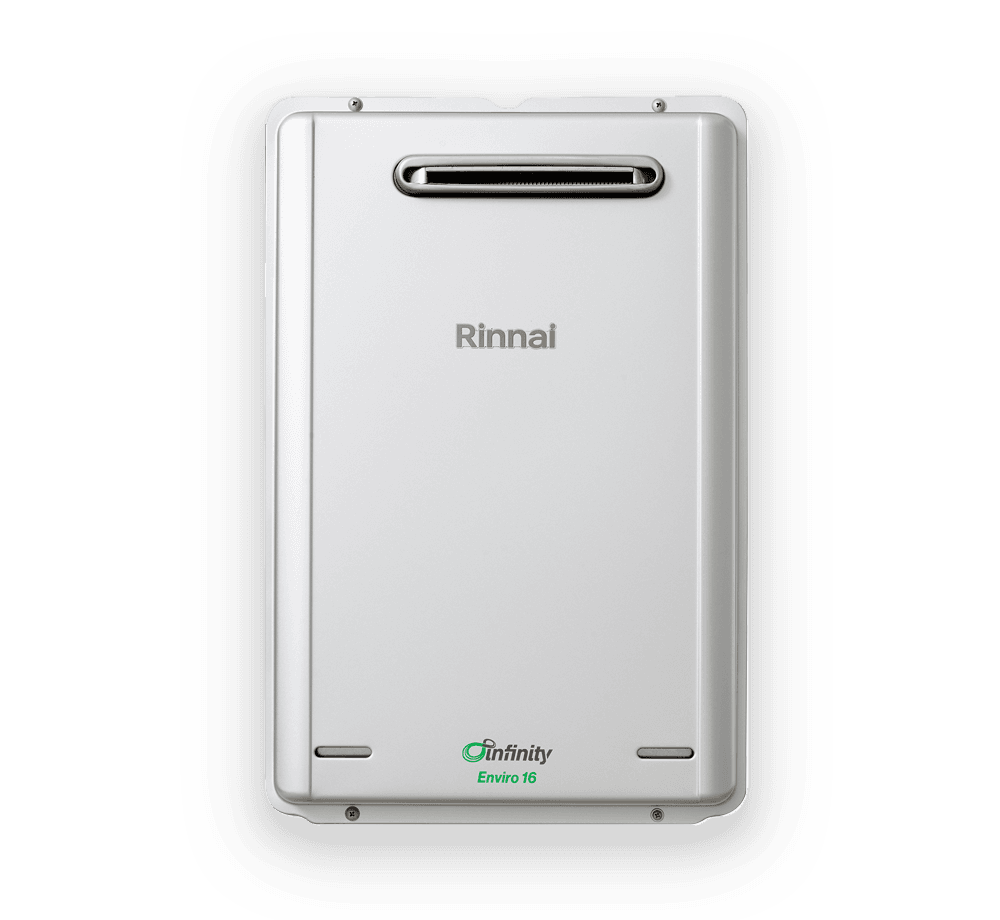 Rinnai Infinity 16 Enviro Gas Continuous Flow Hot Water (front)