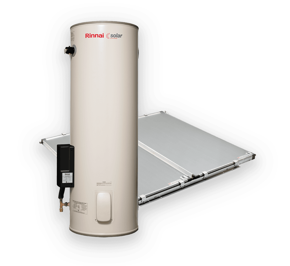 Rinnai Sunmaster Gas Flat Plate solar hot water