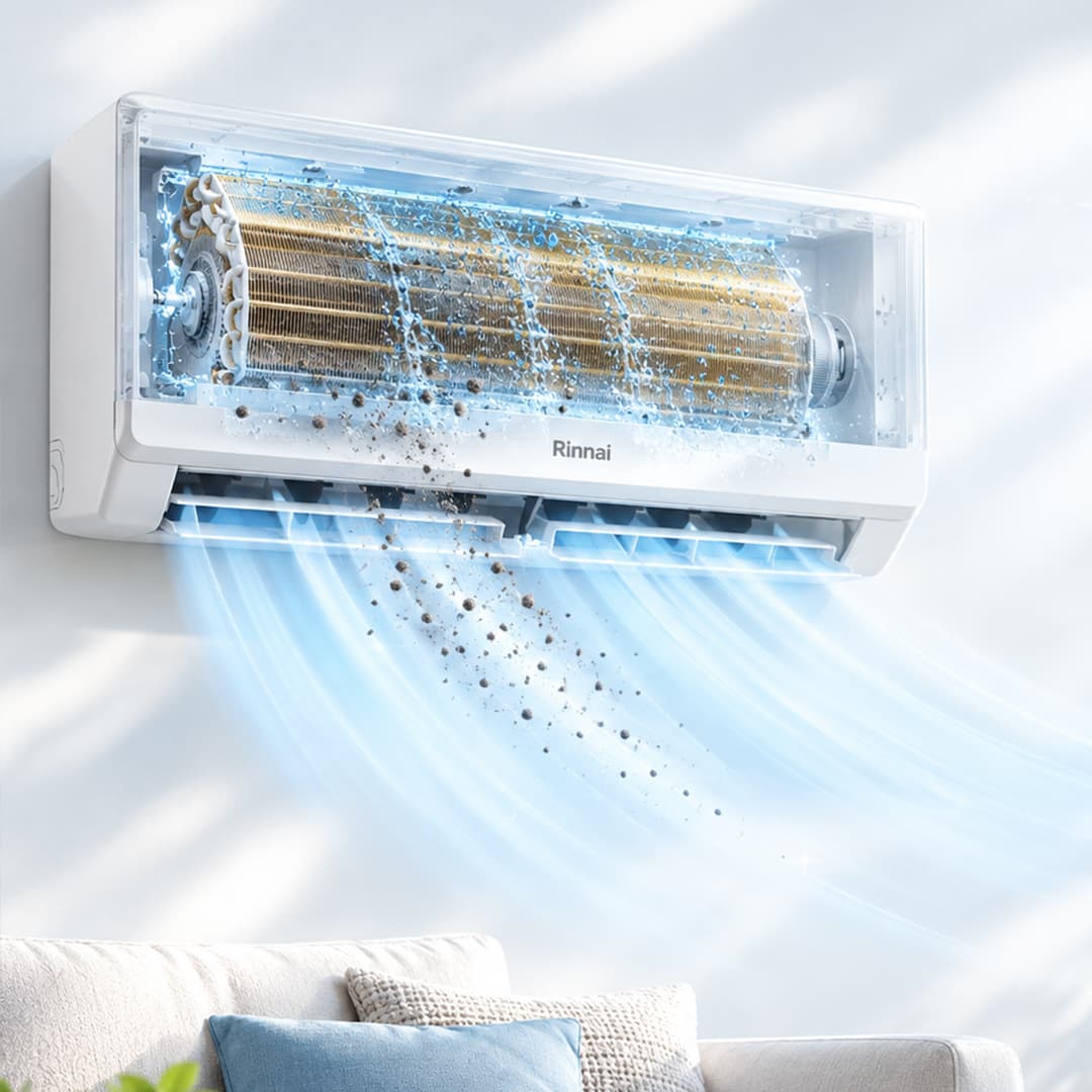 Rinnai JX Series - Self Clean Technology