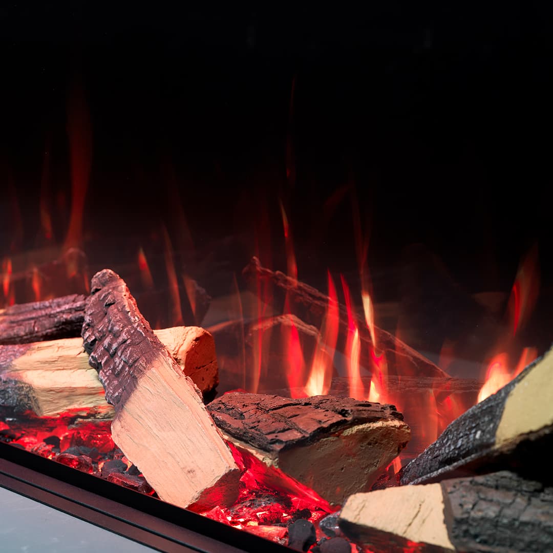 Rinnai ES Fireplace with realistic flames
