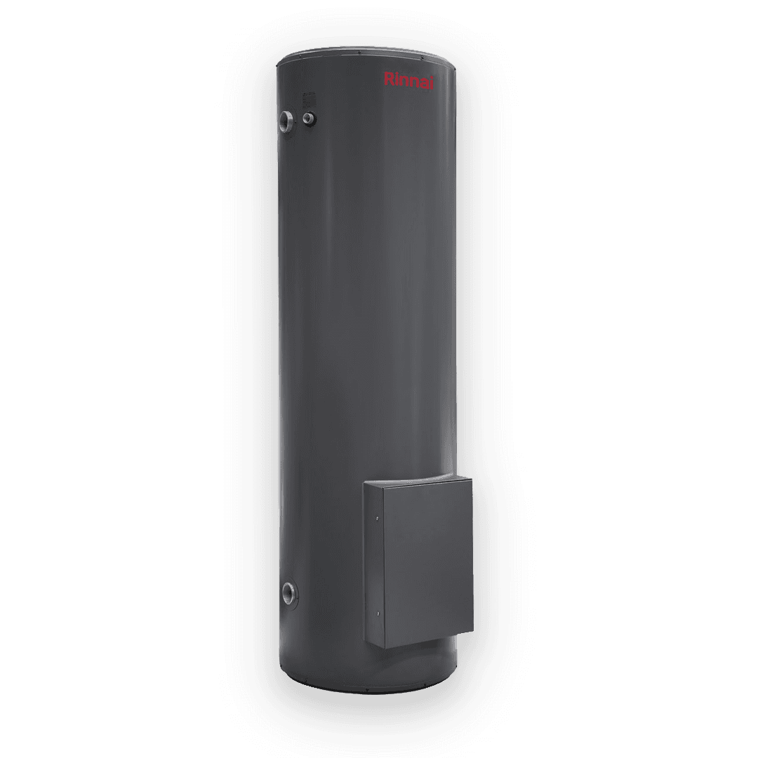 Rinnai Quick Recovery Electric Stainless Steel QRE315L Storage Tank (left)