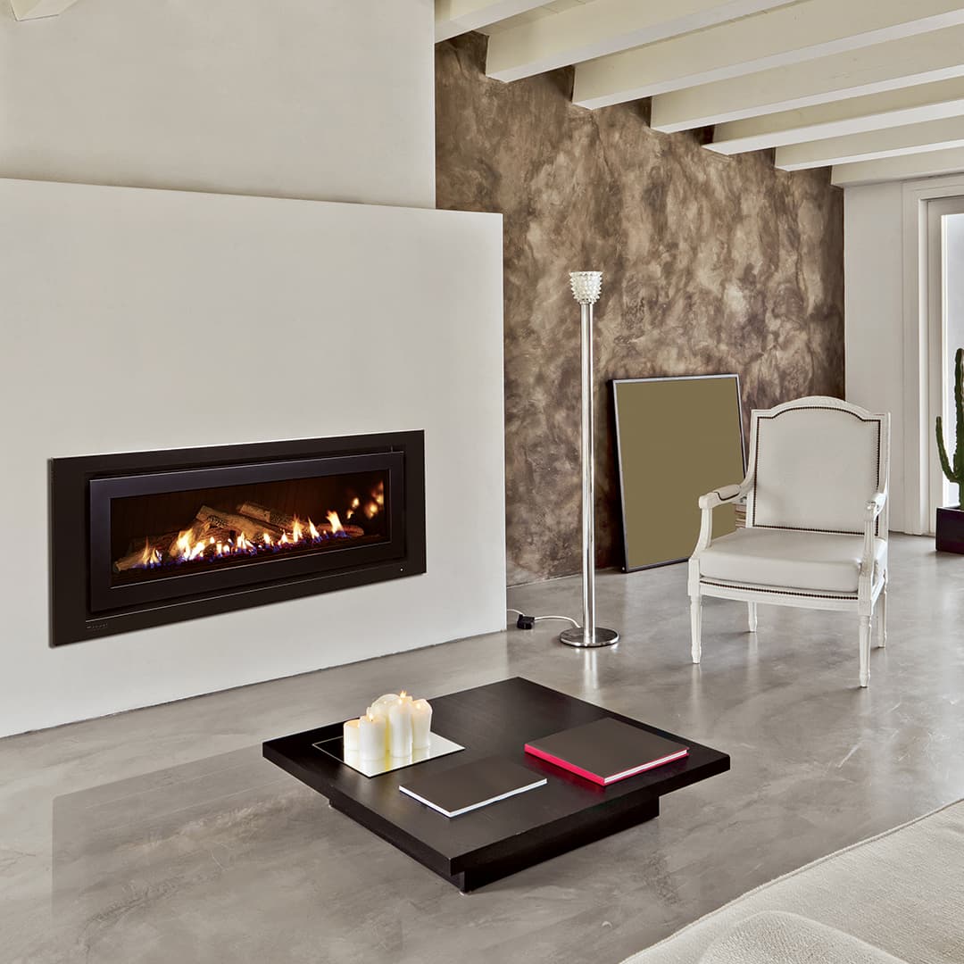 Rinnai Gas Fireplace has a minimalist design
