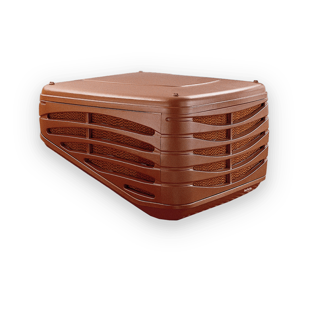Brivis Contour evaporative cooler - Terra Red