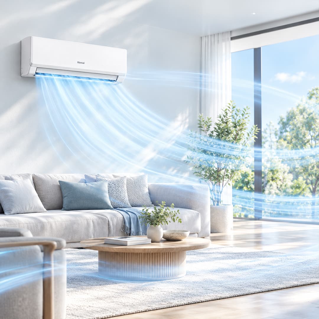 Rinnai JX Series - Long Distance Airflow
