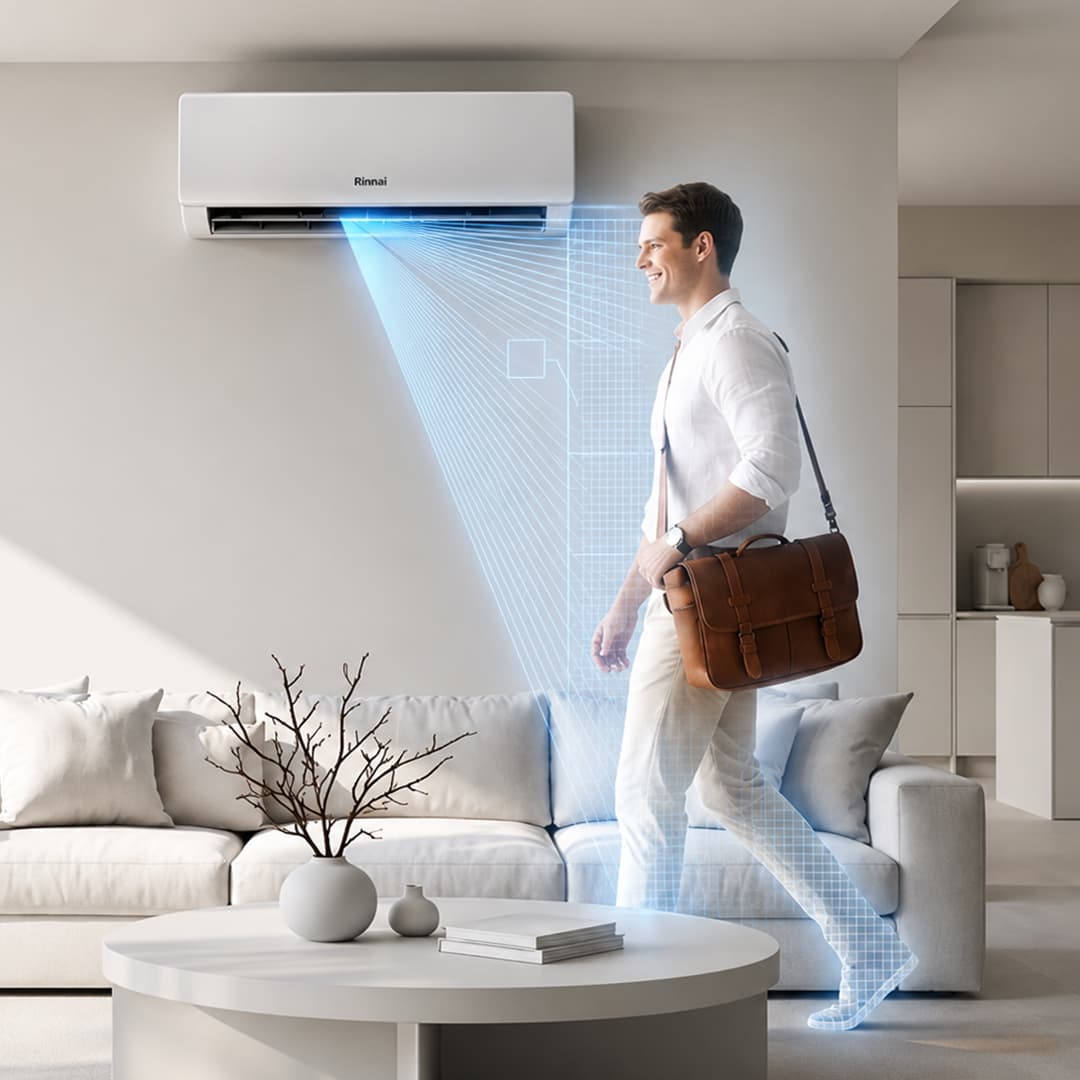 Rinnai Human Sensor technology