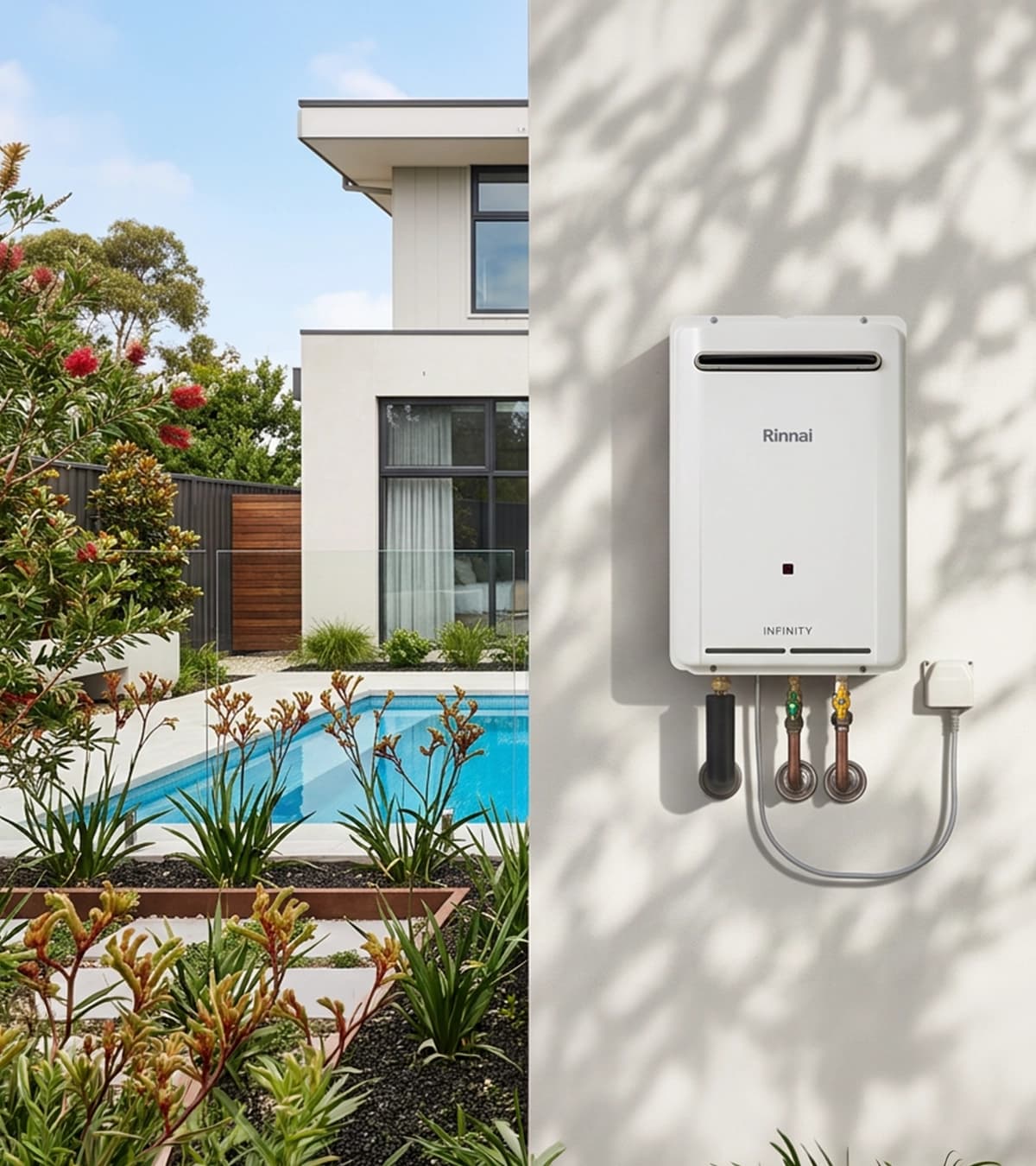 Rinnai Infinity Gas Continuous Flow - never run out of hot water