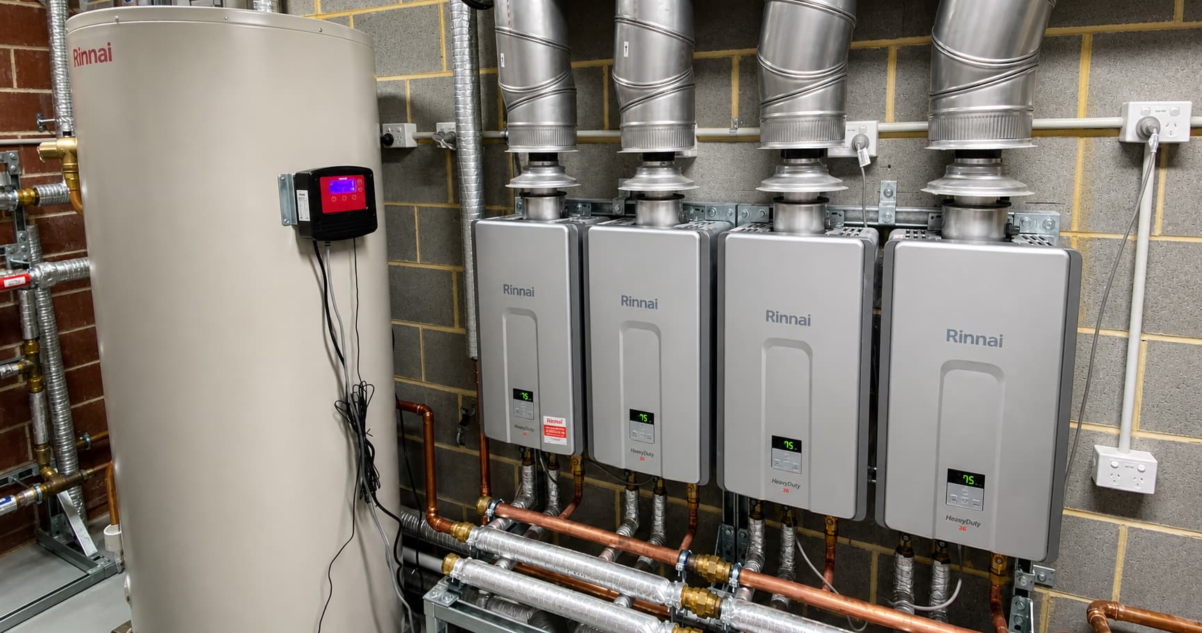 Bethanie Aged Care in Subiaco - new Rinnai commercial hot water system