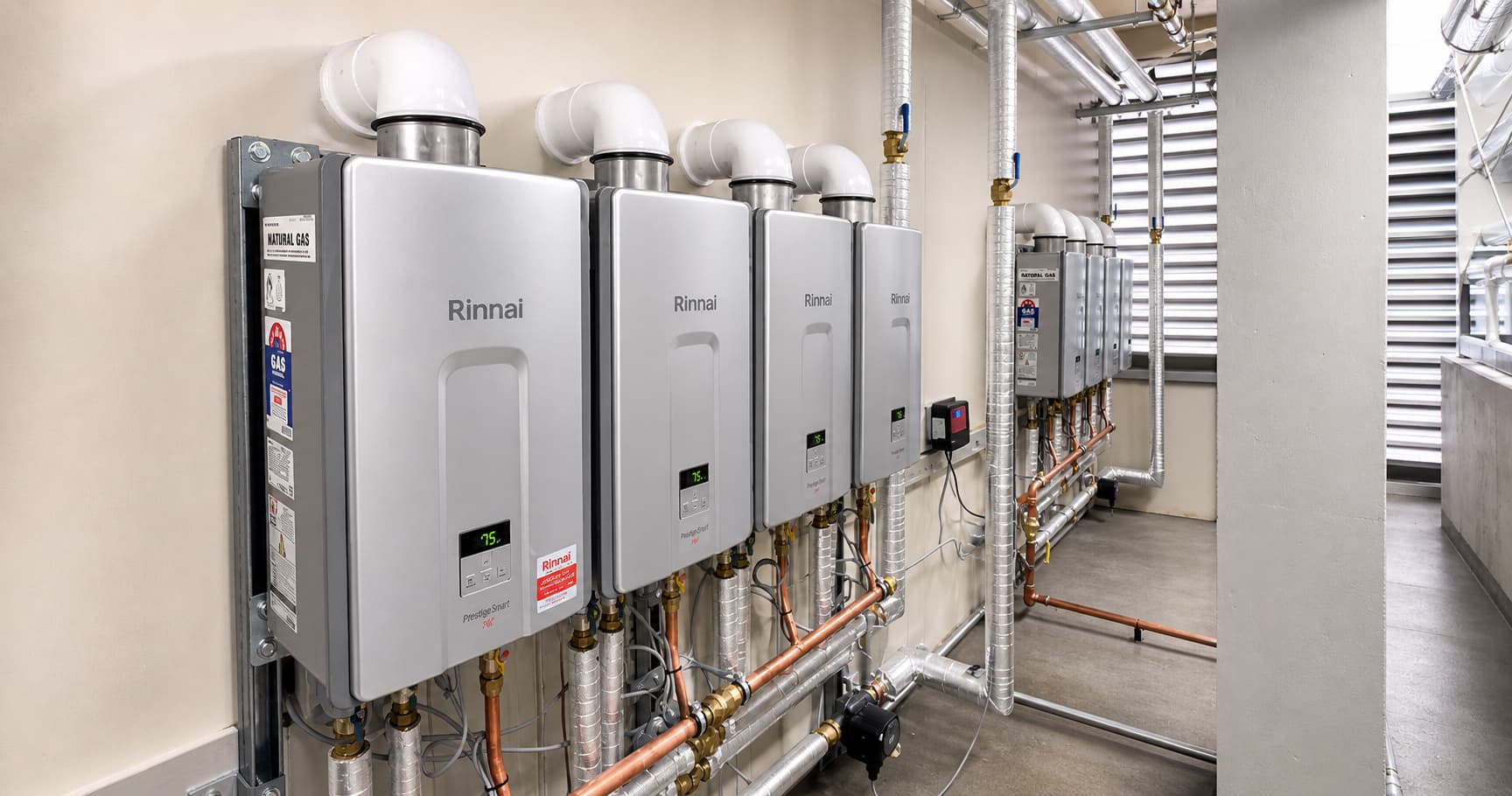 Maestri Towers - new Rinnai hot water solution