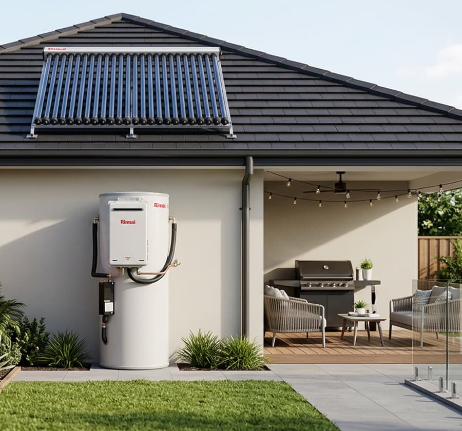 Rinnai Solar Hot Water - energy efficient hot water