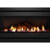 Rinnai 1250 Gas Fire Log Set - Black on Black Frame