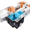 3D House Multisplit Inverter Cooling and Heating