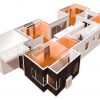 3D House Multisplit Inverter Heating