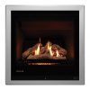 Rinnai 650 (600mm) Gas Fire Logs - Titanium Grey Frame