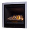 Rinnai 650 (600mm) Gas Fire Logs - Titanium Grey Frame Angle Right