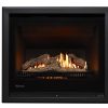 Rinnai 750 (700mm) Gas Fire Logs - Matte Black Frame