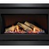 Rinnai 950 Evolve Gas Fire Log Set - Black on Black Frame