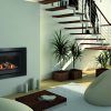 Rinnai 950 Gas Fire Lifestyle Insitu Family Room with Stairs scaled