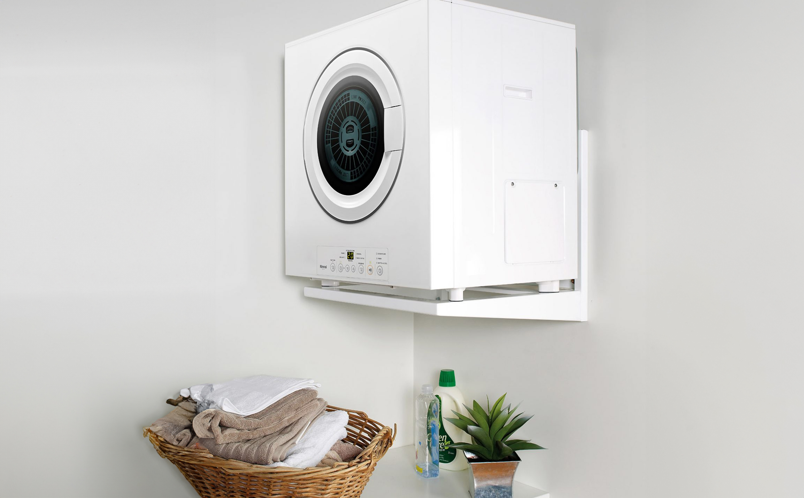 Rinnai Dry-Soft Gas Clothes Dryer (lifestyle - right)