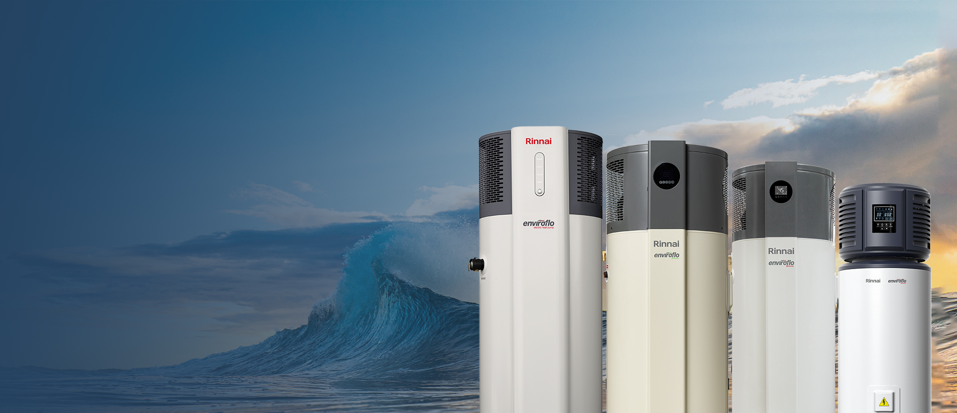 Introducing the new range of Rinnai Electric Heat Pumps. Rinnai