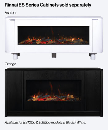 Rinnai - Electric Fires Add Ons / Cabinets