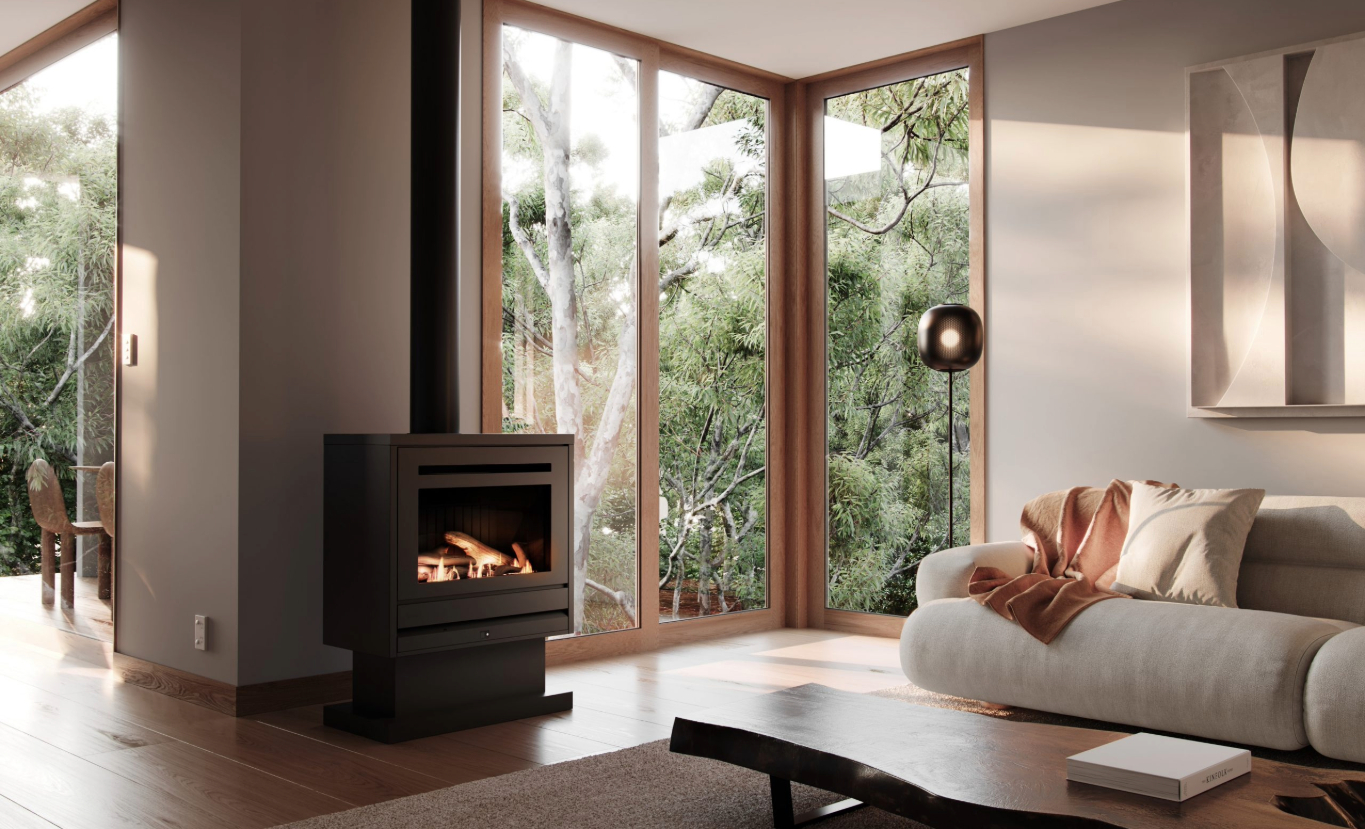 Rinnai SS850 Gas Fireplace (Freestanding)