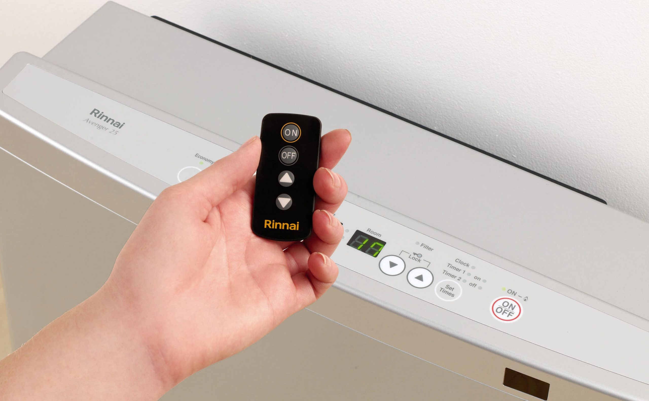 Rinnai Avenger 25 Convector Portable Gas Heater Remote Controller