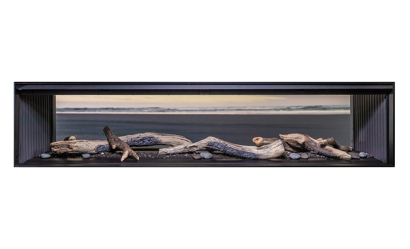 Rinnai LS 1500 Gas Fire FlameTech Log (double sided - logs no embers)