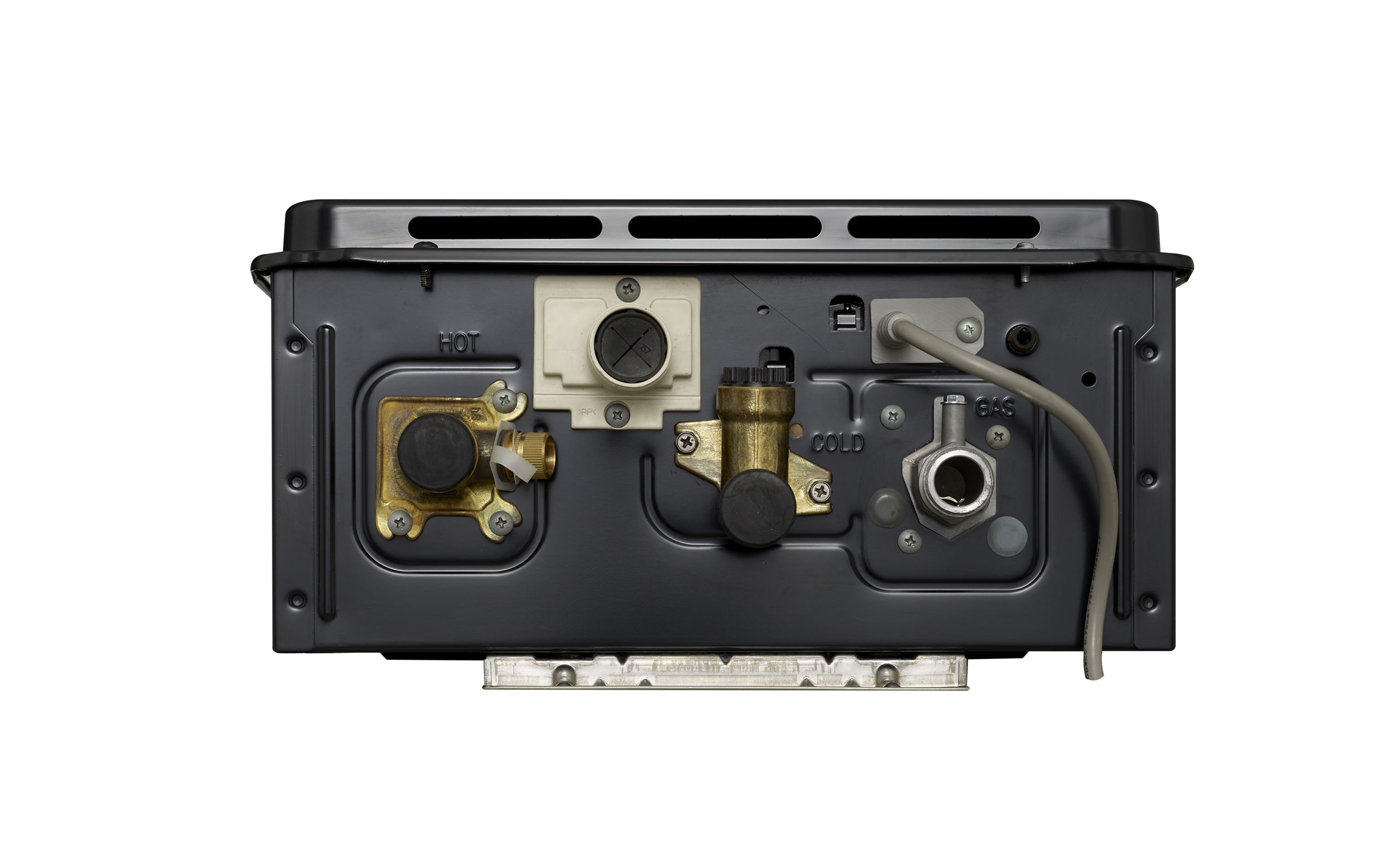 Rinnai B26 Black Gas Continuous Hot Water (under)