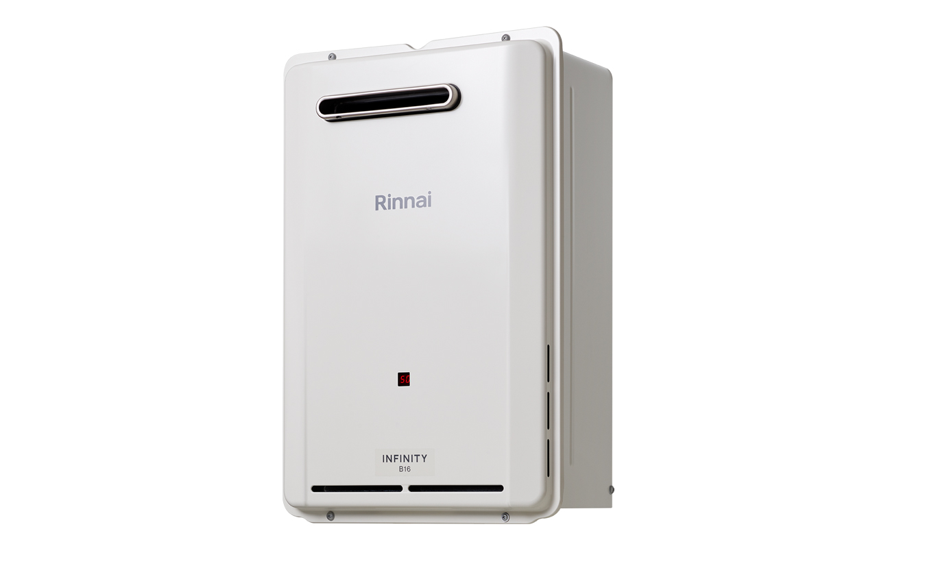 Rinnai Infinity B16 Gas Continuous Flow Hot Water (right)