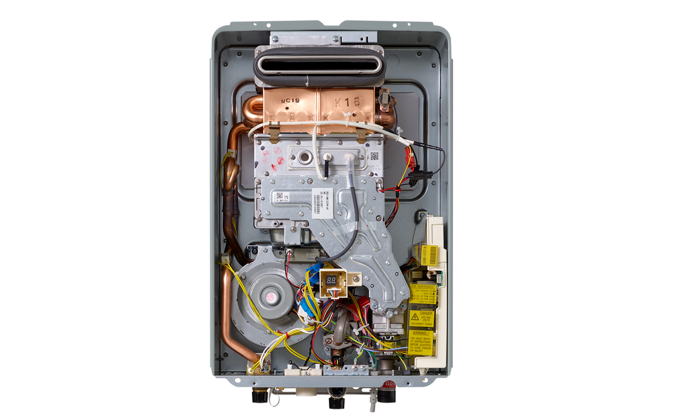 Rinnai Infinity B26 Gas Continuous Flow Hot Water (interior)