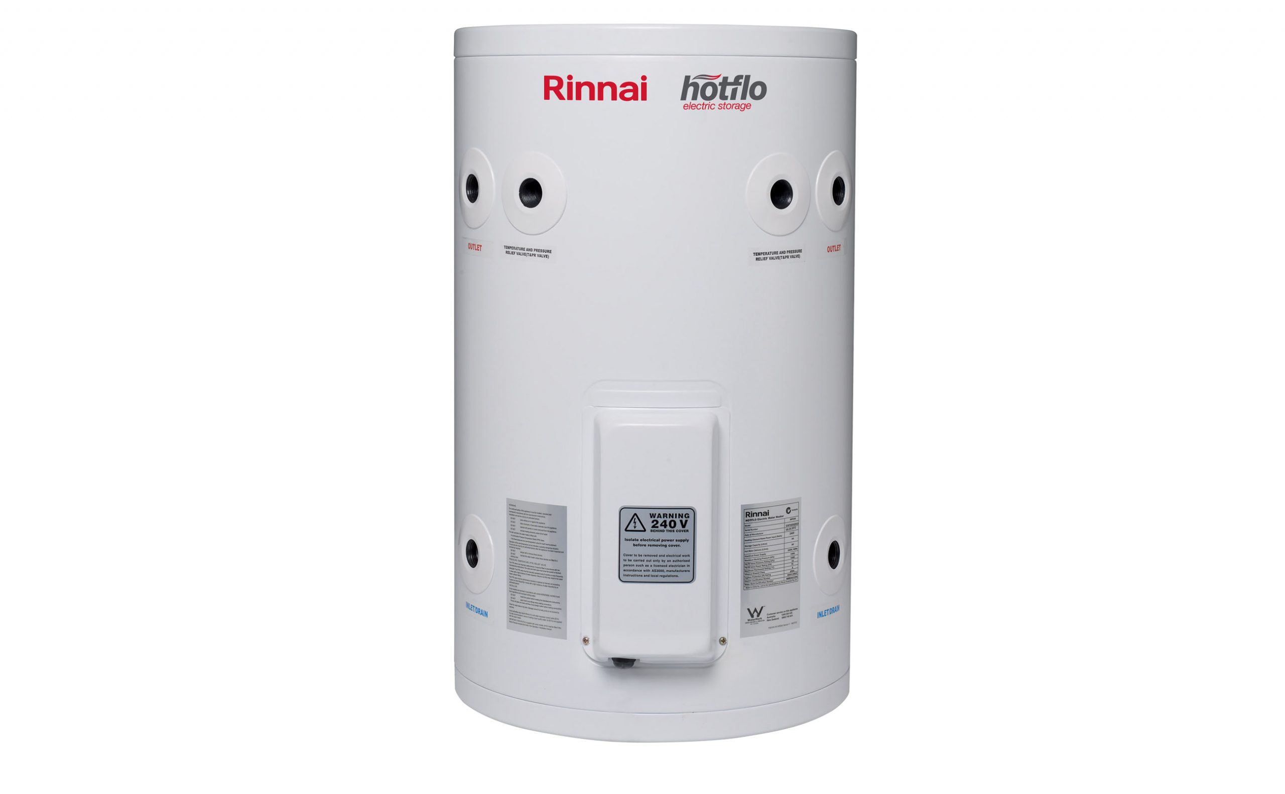 Rinnai Hotflo 50L Electric Hot Water Storage (hard wired)