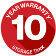 Rinnai 10 year tanks warranty