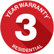 Rinnai 3 Year Warranty