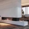 Rinnai LS Series Gas Fire Lifestyle In Situ LS1500 Double Sided