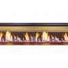 Rinnai Linear LS 1500 Gas Flame Fires Double Sided Burn Media High Flame