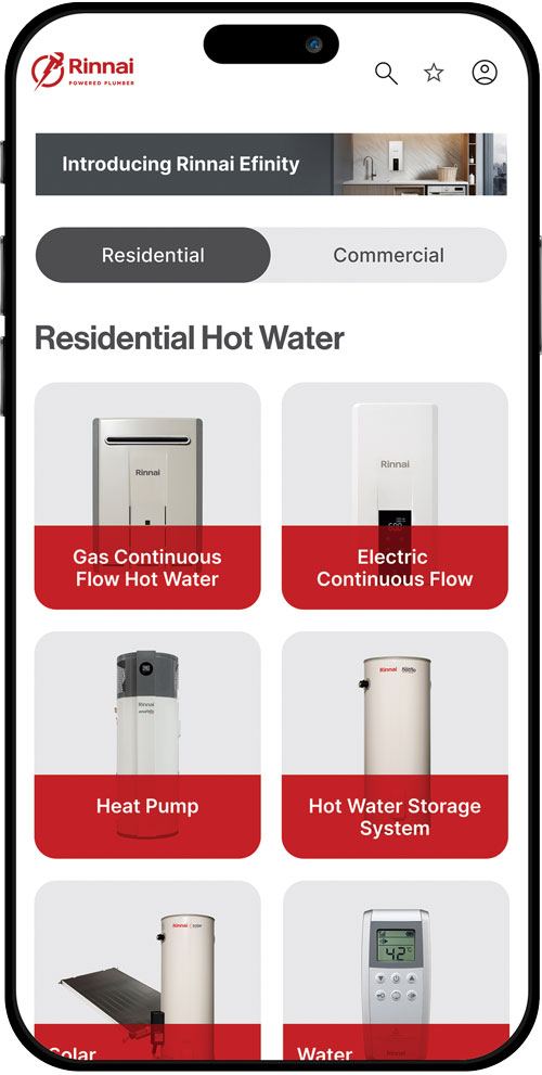 Rinnai's Powered Plumbers App