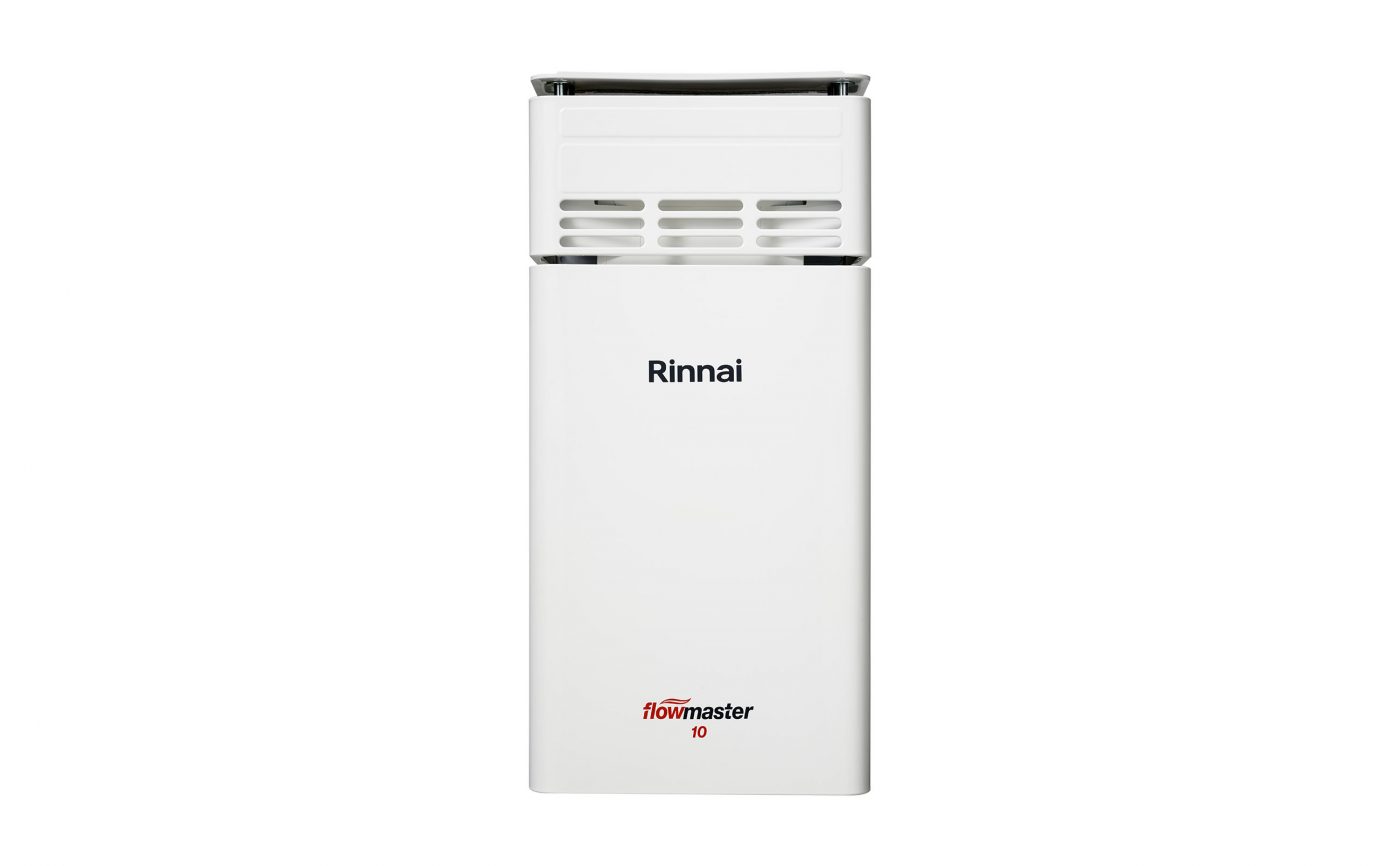 Rinnai Flowmaster 10 Infinity CF Continuous Flow Hot Water Front