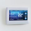 Rinnai Geoflo Hybrid Geothermal Heat Pump Touch Screen Controller on wall