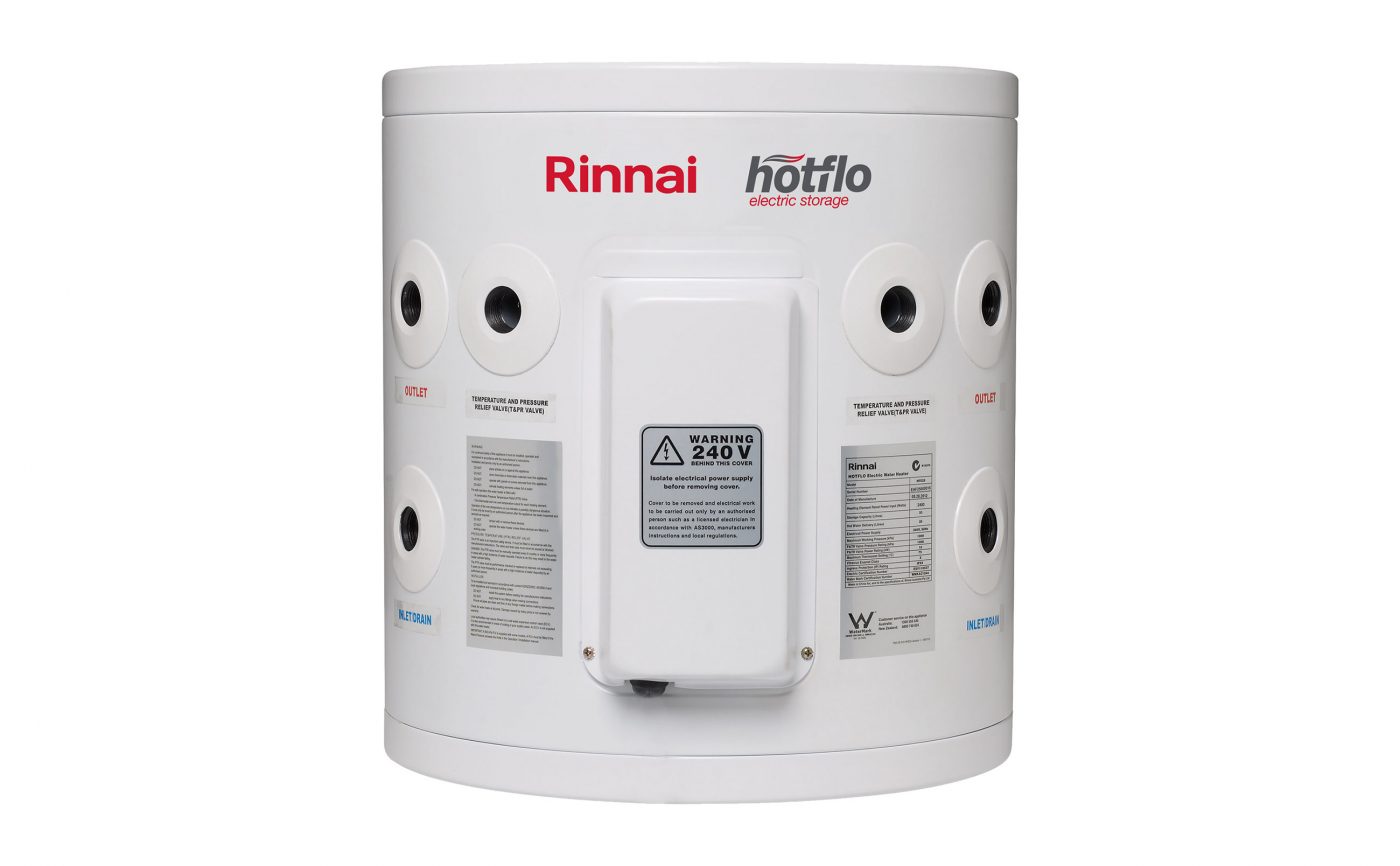 Rinnai Hotflo 25L Electric No cord, hard wire