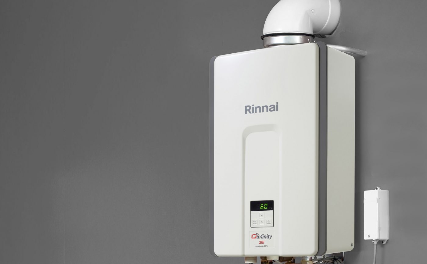 Rinnai Infinity CF 28i Insitu Internal Flueing on wall