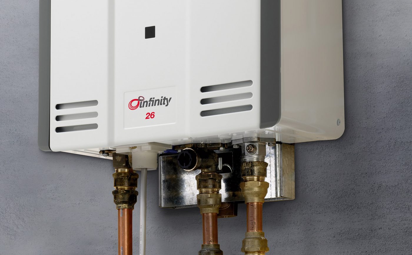 Rinnai Infinity CF Continuous Flow 26 security bracket Insitu