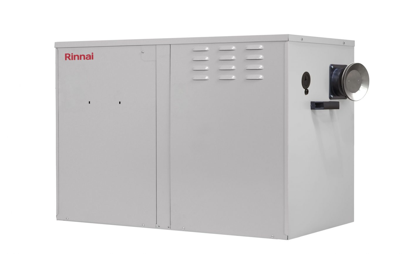 Rinnai SP4 4 Star Universal (In roof or outdoors) Product Image Right angle