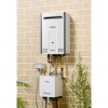 Rinnai Smartstart Water Saver Grey Brick Wall Angle Right