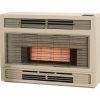 Rinnai Spectrum Console Space Heater Gas Flued Beige Angle Right
