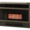 Rinnai Spectrum Console Space Heater Gas Flued Gunmetal Angle Right