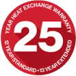 Rinnai 25 Year Heat Exchange Warranty