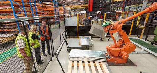 Rinnai’s Aussie Manufacturing - Robot in workshop