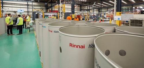 Rinnai’s Aussie Manufacturing - Hot water systems being built